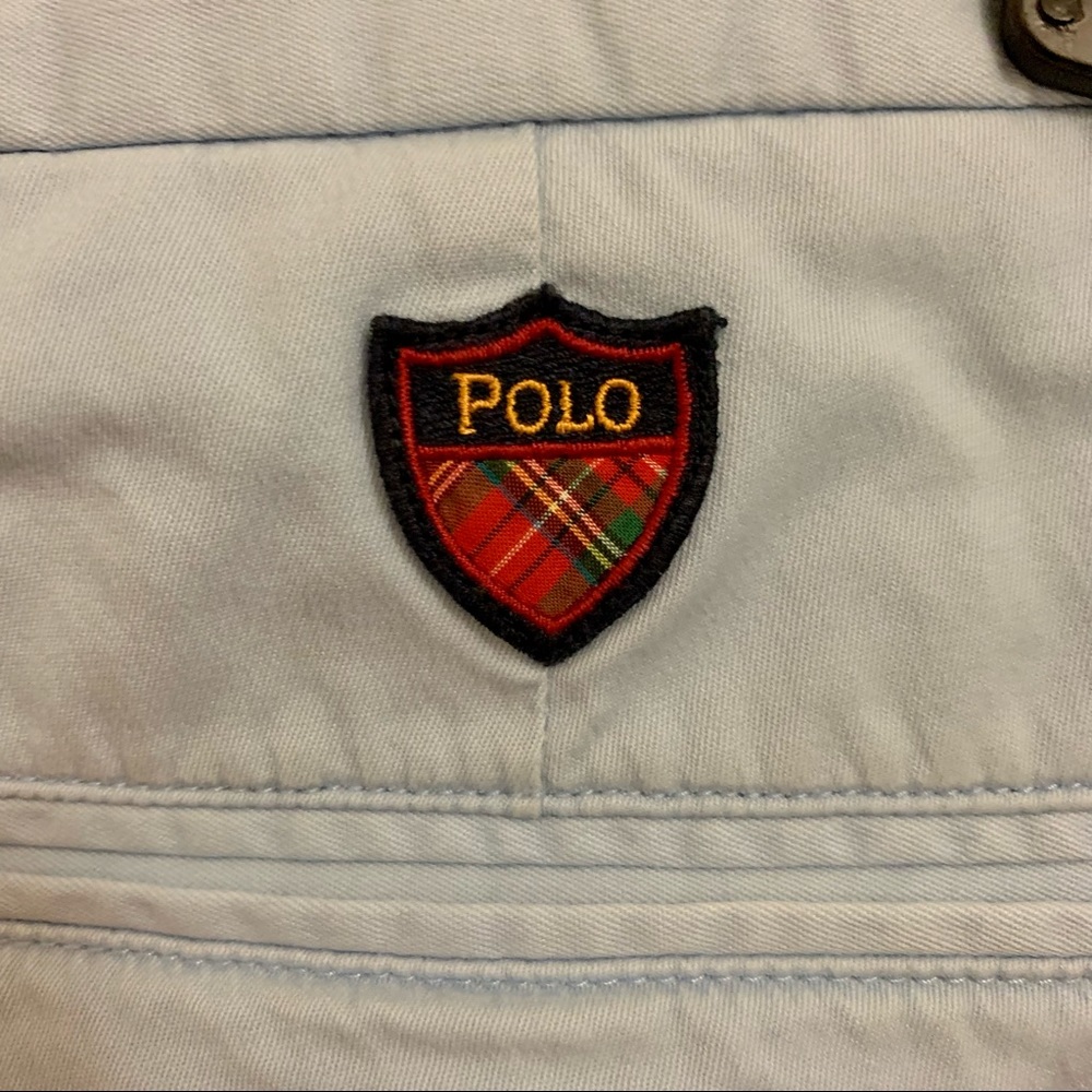 POLO GOLF Men's Shorts Size 34 Baby Blue Great Shape